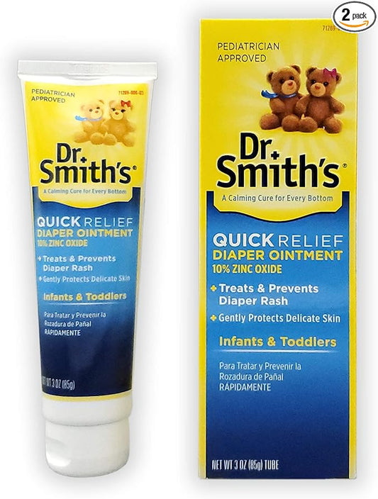 Dr. Smith's Diaper Ointment Dr. Smith's, 3-Ounce (Pack of 2)