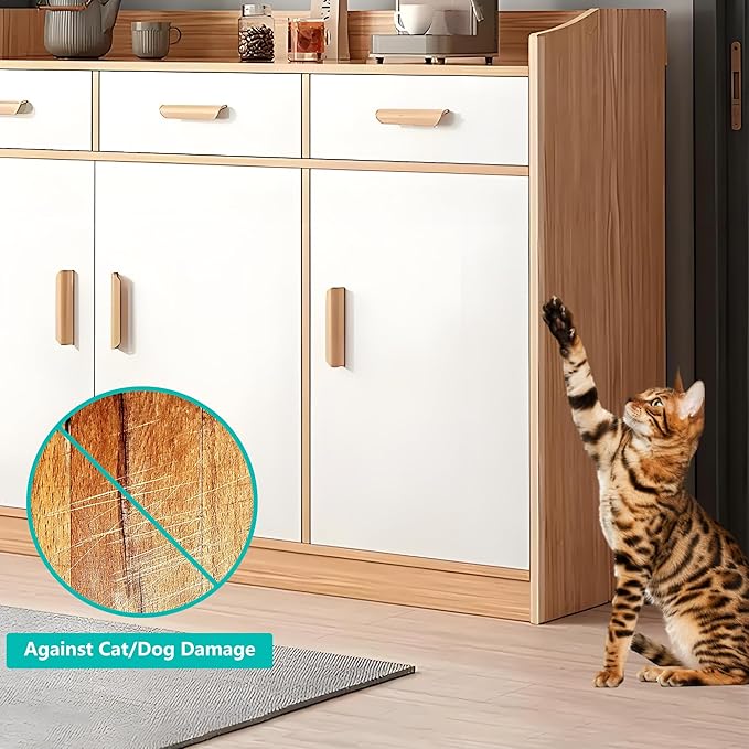 30x30mm Self Adhesive Corner Guard, 2pcs 39.4" Wall Corner Protector Strip, Flexible PVC Edge Trim, Peel and Stick Corner Protection for Furniture, Wall Edges & Table Corners
