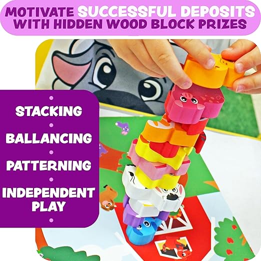 LIL ADVENTS Potty TIME Adventures Toddler Potty Training Sticker Chart Advent Calendar for Toddler Blind Box, Potty Reward Chart 14 Wooden Stacking Block Toys, Activity Board, My Little Pony Toys