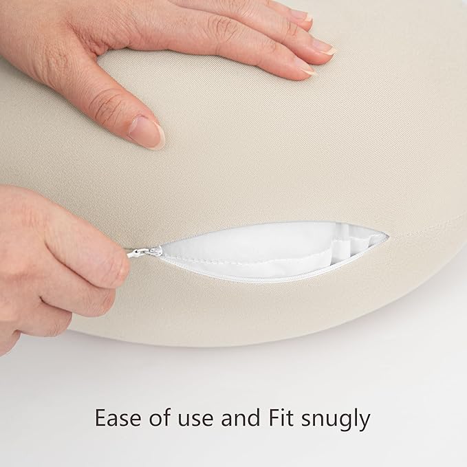 Susurration 2 Pack Nursing Pillow Cover,Ultra Soft and Stretchy Compatible with Boppy Breastfeeding Pillow,Comfortable and Skin-Friendly Slipcovers for Newborn Boys & Girls(Misha)