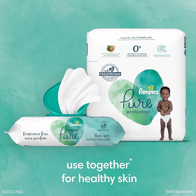 pampers Pure Protection Diaper Size 3 26 ct Old