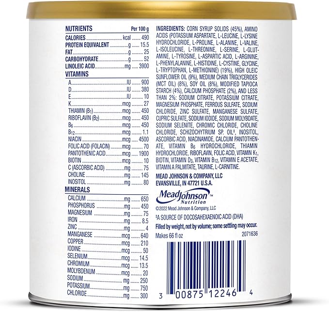 PurAmino Junior, Hypoallergenic Amino Acid based Powder for Severe Food Allergies and GI conditions, Nutritionally Complete for Ages 1 and older, 14.1oz can