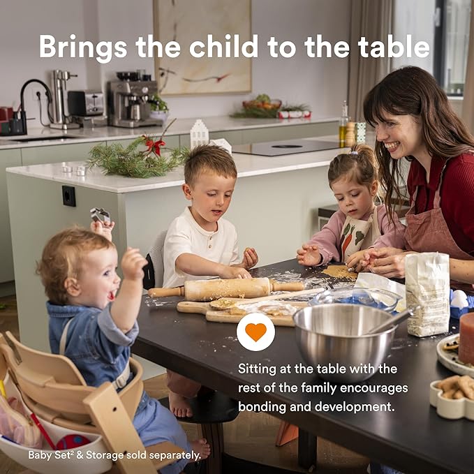 Tripp Trapp by Stokke Adjustable Wooden Black Baby High Chair (Chair Only)
