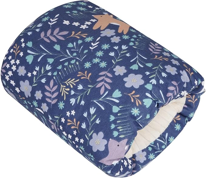 Baby Feeding Arm Pillow,Nursing Arm Pillows for Breastfeeding，Soft Cotton for Newborn, More Support for Mom and Baby,Portable and Washable,Ergonomic Nursing Essentials（Blue Fox）