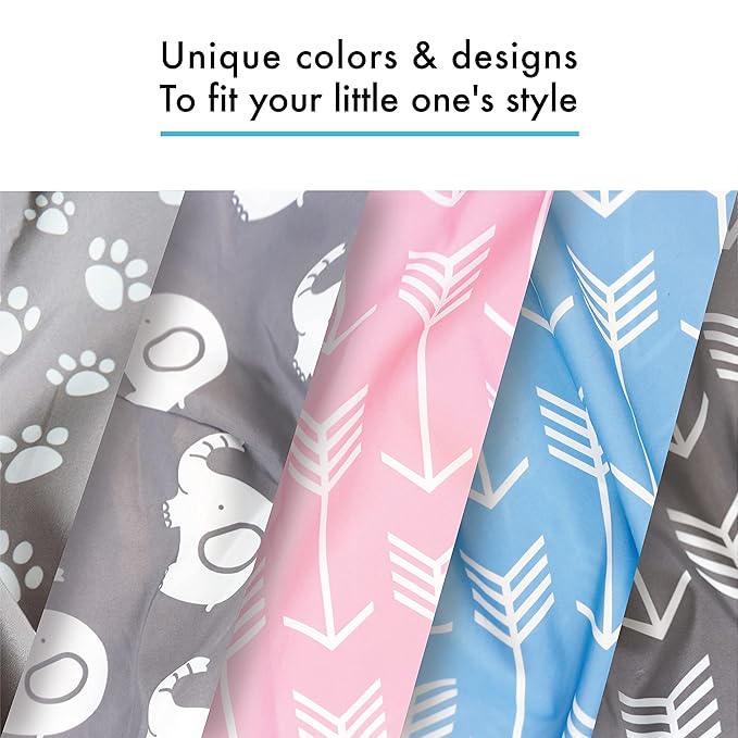 Nursing Pillow Cover for Baby Girls and Boys | Soft Water Resistant and Machine Washable Fabric | Unisex Grey Paw Print Design | Great for Breastfeeding and Bottle Feeding Mothers