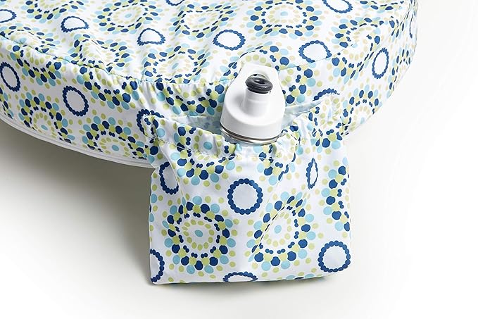 My Brest Friend Original Nursing Pillow Enhanced Ergonomics Essential Breastfeeding Pillow Support For Mom & Baby W/ Convenient Side Pocket, Double Straps & Slipcover, Sparkles