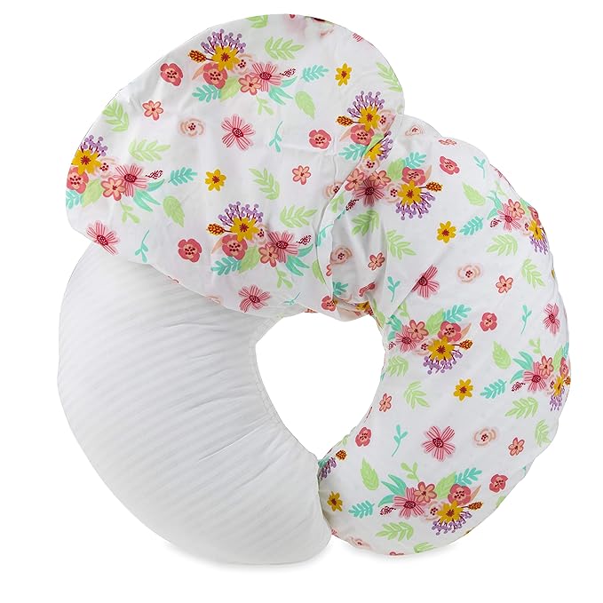 Nuby Support Pod Pillow Cover by Dr. Talbot's, Bright Floral Print