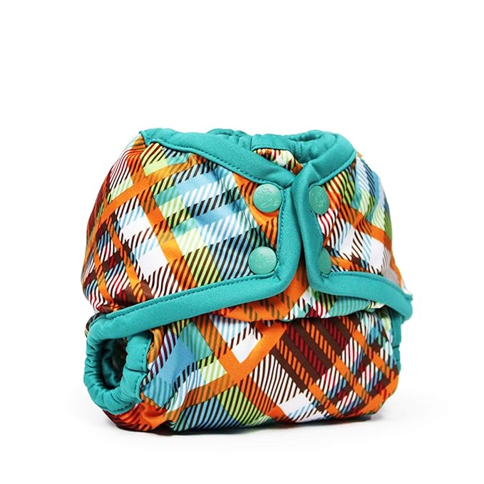 Kanga Care Rumparooz Double Leg Gusset Reusable Cloth Diaper Cover Newborn Snap | Quinn 4-15 lbs
