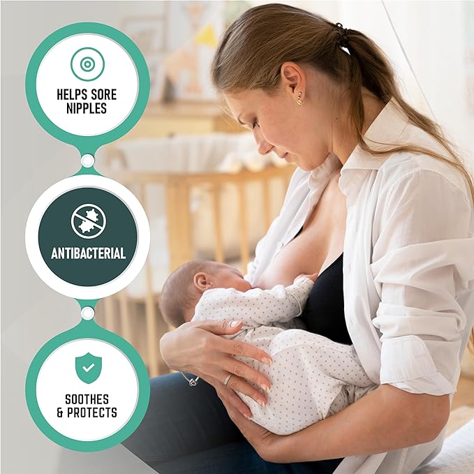 Silvamom® 925 Pure Silver Nursing Cups – Silver Nipple Shields for Breastfeeding Moms – Soothes & Protects - Breastfeeding Essentials (X-Large)
