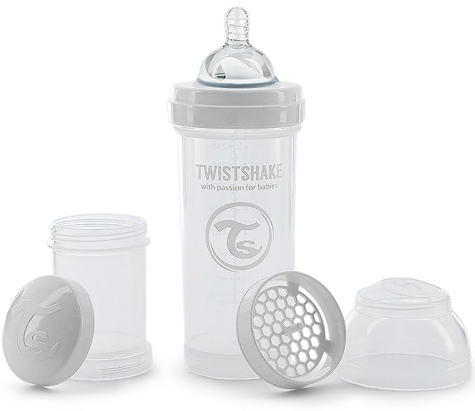 Twistshake Anti-Colic 260ml/8oz Pastel White