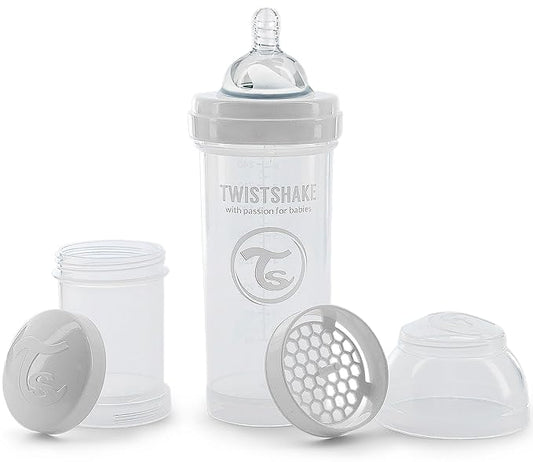 Twistshake Anti-Colic 260ml/8oz Pastel White