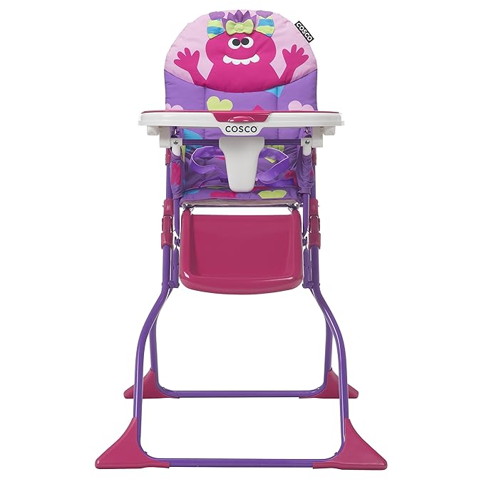 Cosco Simple Fold Deluxe High Chair, Monster Shelley & Simple Fold High Chair, Elephant Puzzle