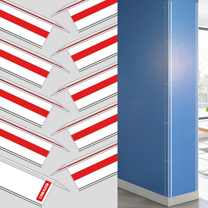 Clear Self-Adhesive Mini Wall Corner Protectors, Cute Corner Guards & Edge Protector for Wall Door Frame Cabinet Baseboard & Door, Table, Stair, Easy to Cut (1.7x60.96cm/0.67x24in)