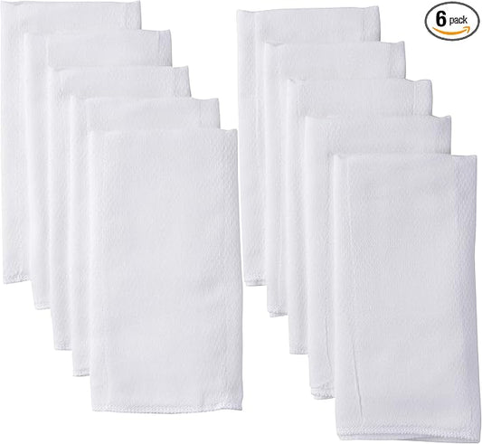 Gerber Unisex Baby Boys Girls Birdseye Prefold Cloth Diapers Multipack White 3-Ply,10 Count (Pack of 6)