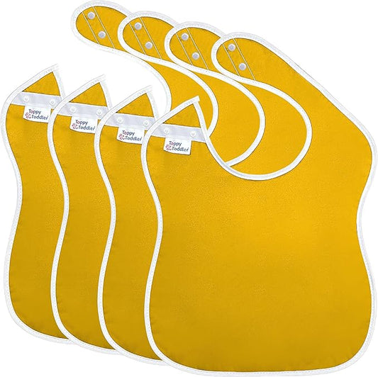Large Waterproof Baby Bibs for 1-4 years old – Lightweight, Soft & Durable Bibs for Girls and Boys