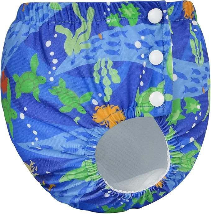 Durio Reusable Swim Diapers Washable Baby Swim Diaper Unisex Infant Toddler Swimming Diapers