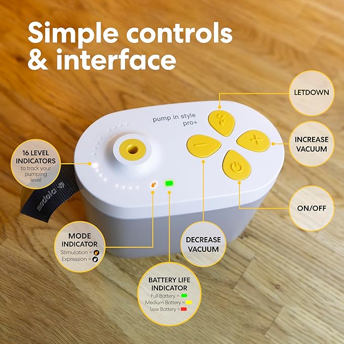 New Medela Pump in Style Pro+ Breast Pump, Rechargeable, Hospital Grade, Double Electric Breastpump