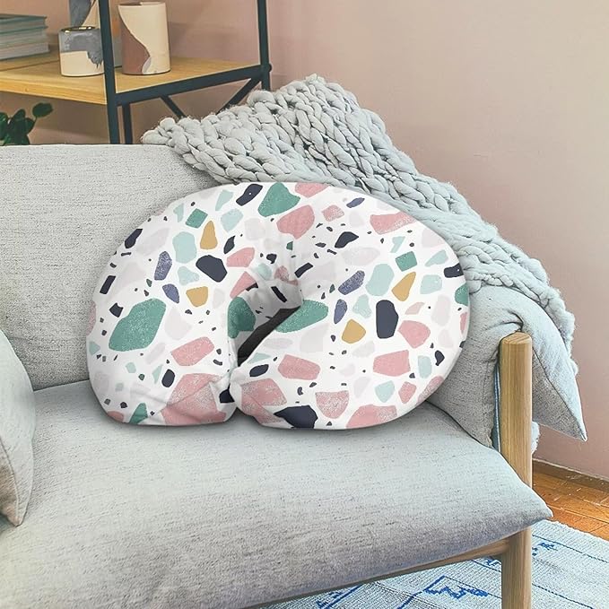 Colorful Stone Nursing Pillow Cover Nursing Pillows for Breastfeeding Fits The Original Support for Breastfeeding Nipple Shields for Breastfeeding Newborn