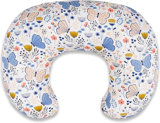 Nursing Pillow – Ergonomic Breastfeeding & Bottle Feeding Support, Standard Size, Breathable with Washable Cover, Hypoallergenic, Ideal for Tummy Time and Sitting Support