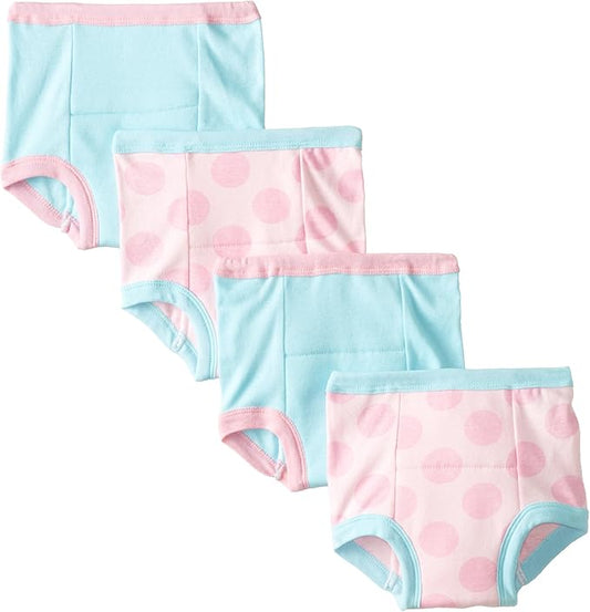Gerber baby-girls Infant Toddler 4 Pack Potty Training Pants Underwear