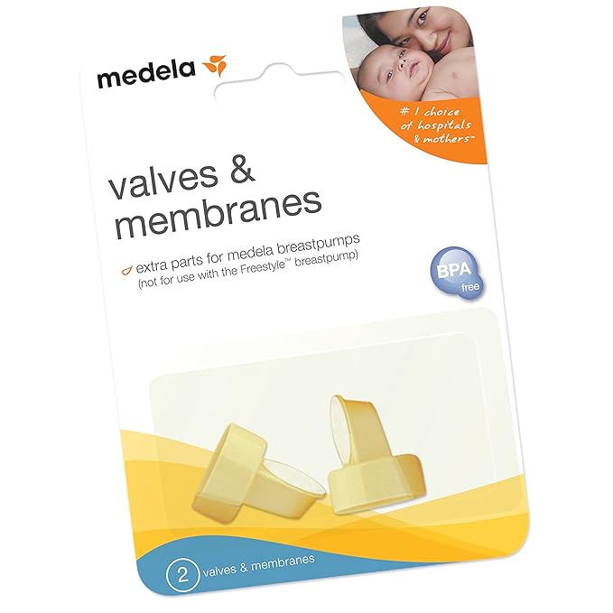 Medela PersonalFit Flex Replacement Connectors Compatible with Pump in Style MaxFlow, Swing Maxi and Freestyle Breast Pumps, Medela Spare Valves and Membranes for All Medela Breast Pumps Except Sonata and Freestyle, 2 per Count
