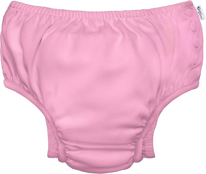 green sprouts Baby Toddler Eco Snap Swim Diaper - Pink - 12mo