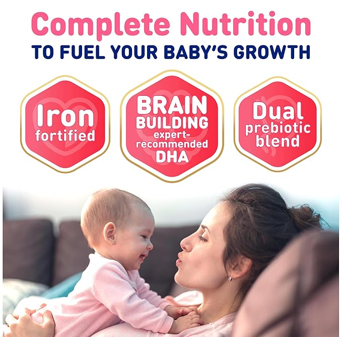 Enfamil A.R. Baby Formula, Added Rice Starch Formula to Reduce Reflux & Spit-Up, DHA for Brain Development, Probiotics to Support Digestive & Immune Health, Baby Milk, 19.5 Oz Tub, 4 Count