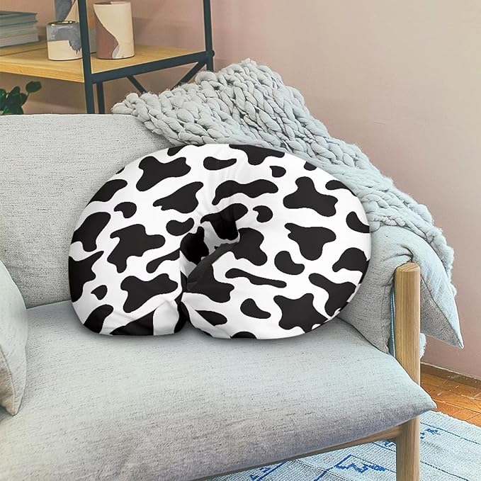 Cow Print Nursing Pillow Cases 1 Pack for Breastfeeding Pillow Nursing Covers Pillow Slipcover Pillowcase Soft Fabric Fits Snug On Infant Feeding Cushion Cover Pillow Not Included