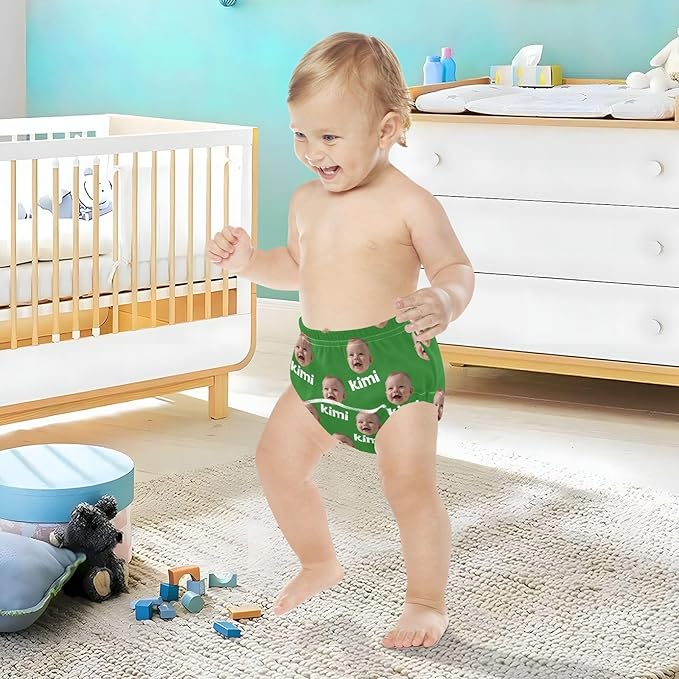 Joko Ivery 1 Green Custom Potty Training Pants Traning Potty Panty Unisex for Toddlers Girls Boys 2T 3Pcs