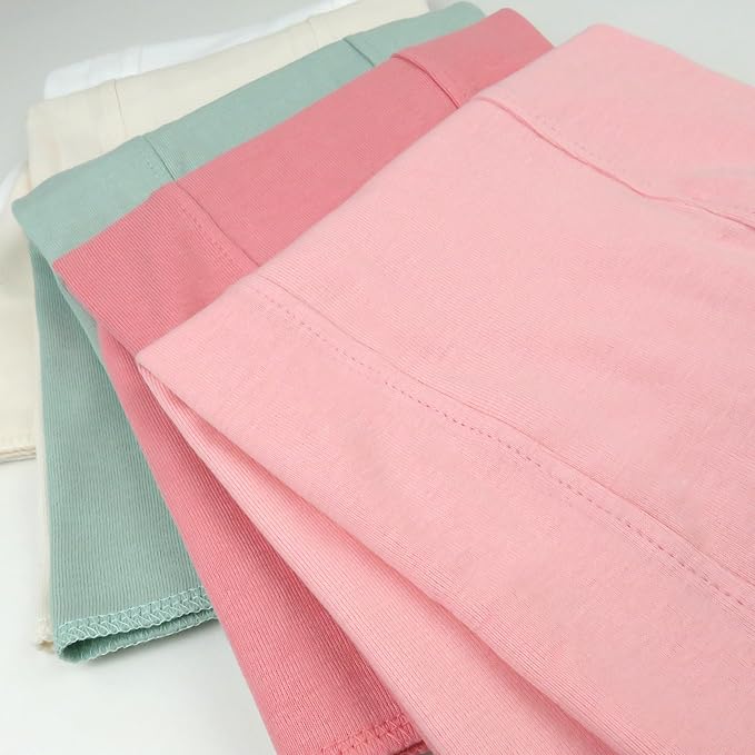 Tri-fold Knit Burp Cloths Soft Absorbent 100% Organic Cotton for Baby Boys, Girls