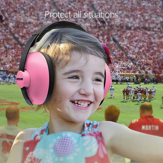 BBTKCARE Baby Headphones Noise Cancelling Headphones for Babies for 3 Months to 3 Years (Pink)