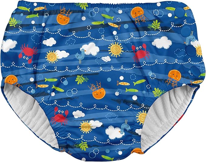 Green Sprouts Snap Reusable Absorbent Baby Swimsuit Diaper