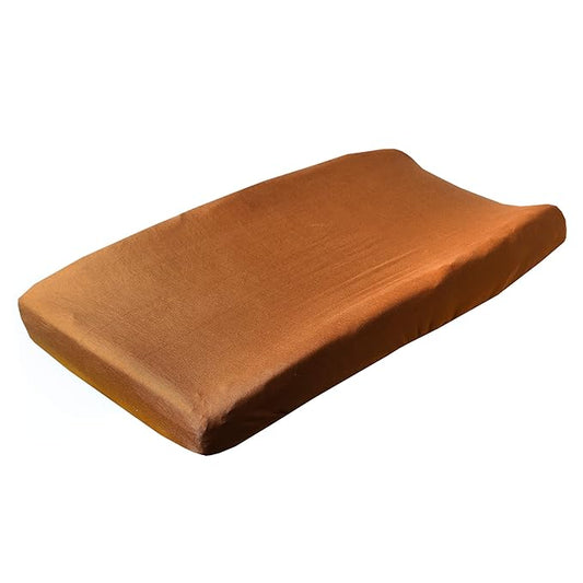 Copper Pearl Premium Knit Changing Pad Cover Soft, Stylish, and Universal Fit for All Standard Diaper Changing Pads, Trendy Design Changing Pad Covers, Camel