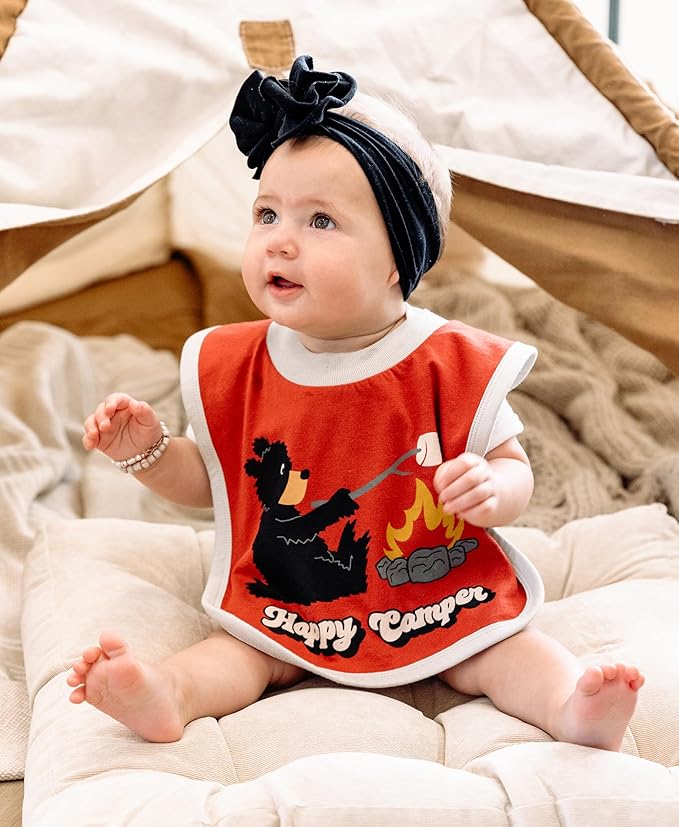 LazyOne Animal-Print Baby Bibs, Cute Baby Shower Gifts