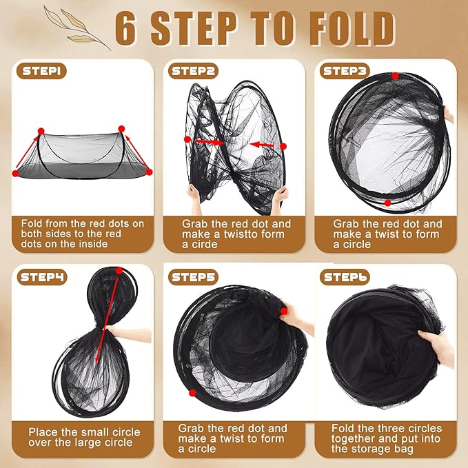 2 Pcs Large Pop up Mosquito Tent Portable Foldable Mosquito Bug Net for Bed Camping Travel Patio Outdoor 78 * 31 * 22 Inch Bug Netting Mesh Tent Canopy for Adults Bedroom, Black