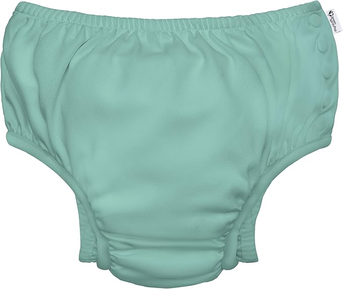 green sprouts Baby Toddler Eco Snap Swim Diaper - Mint - 6mo