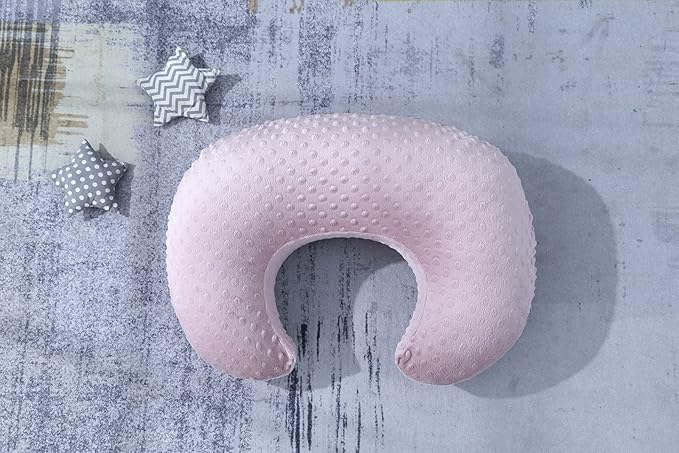 Baby Nursing Pillow Cover, Nursing Pillow Slipcovers for Breastfeeding Moms, Ultra-Soft Fit Standard Infant Nursing Pillows for Infant Newborn Baby Boy Girl (Sepia Rose)