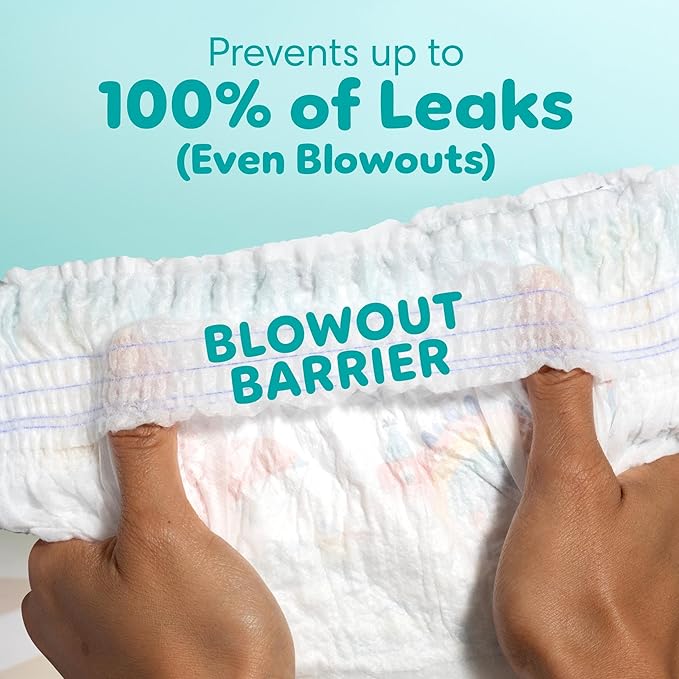 Pampers Pull On Cruisers 360° Fit Disposable Baby Diapers Size 3, One Month Supply (168 Count) with Free & Gentle Baby Wipes 12 Flip-Top Packs (936 Wipes Total)