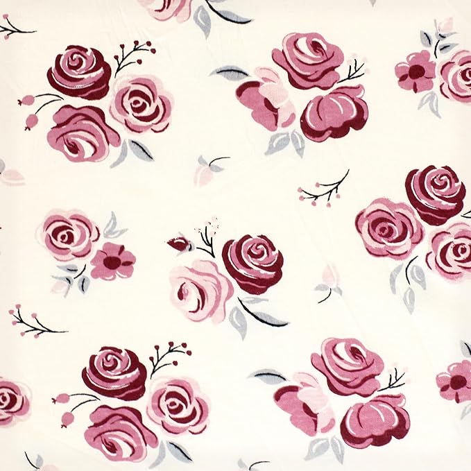 Hudson Baby Unisex Baby Changing Pad Cover, Rose, One Size