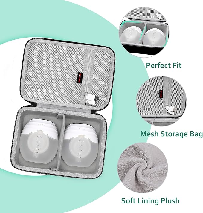 XANAD Breast Pumps Case for Momcozy S12 Pro / S12Pro / S9 / M5 / All Momcozy Wearable Breast Pump Suitable, Breast Pump Small Storage Bag