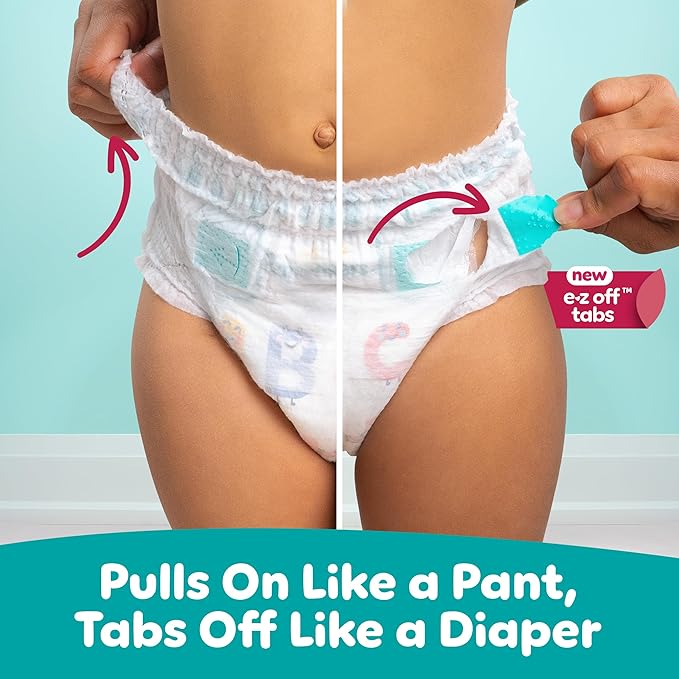 Pampers Diapers - Cruisers 360 - Size 7, 70 Count, Babyproof up to 100% Leakproof Pull-On Diaper