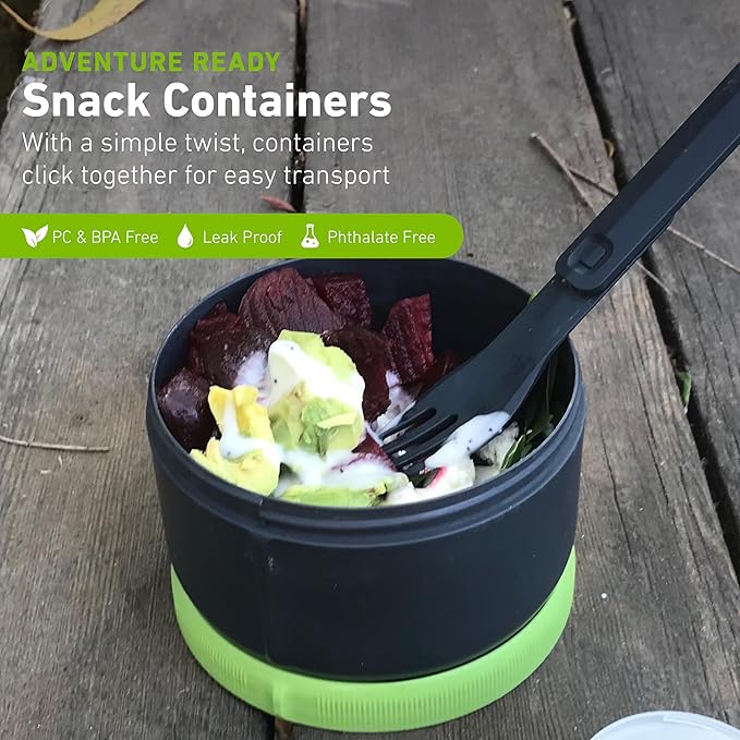 humangear STAX XL/Eat System | Modular Storage Container | Extra Large Stacking Container | BPA-Free, PC-Free, Phthalate-Free