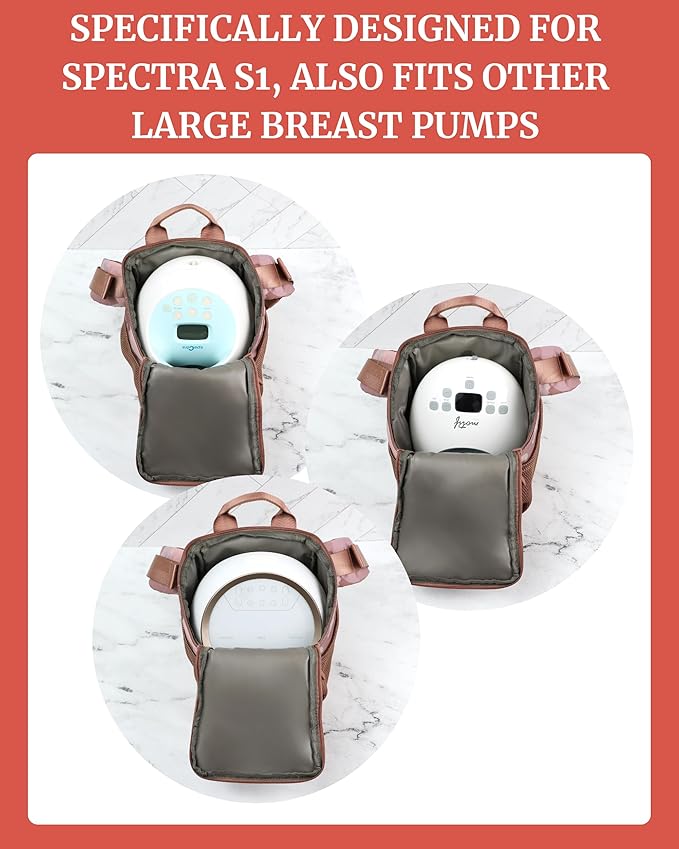 Pump-A-Porter Portable Breast Pump Bag | Belt Bag | Turns Electric Pump into Hands-Free Wearable Breast Pump | Fits Spectra S1, S2, Synergy Gold, Motif Luna, Ameda Pearl, Unimom Opera