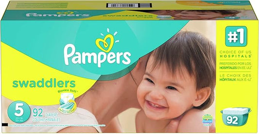 Pampers Swaddlers Diapers Size 5, 92 Count