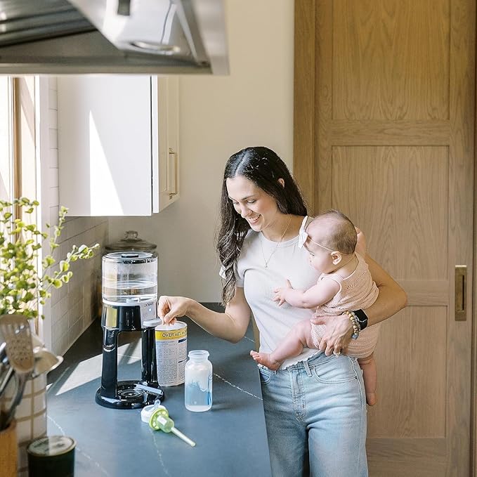 Dr. Brown's Insta-Prep Warm Water Dispenser with Baby Formula Mixing Pitcher, 36oz Black