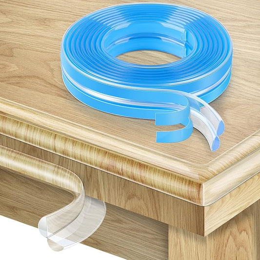 Corner Protector Baby Proofing,32.8(10M) Clear Corner Protectors,Furniture Corner Guard & Edge Safety Bumpers, Soft Edge Protector with Upgraded Pre-Taped Strong Adhesive for Furniture&Sharp Corners