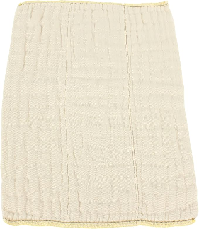 OsoCozy Unbleached Prefold Cloth Diapers 100% Cotton, Durable, Soft, Absorbent, Sustainable & Economical - dims, Fits size range. - (Size)
