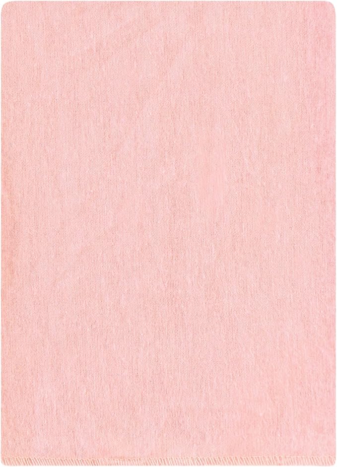 Hudson Baby Unisex Baby Cotton Flannel Burp Cloths Bundle, Pink Dainty Floral, One Size