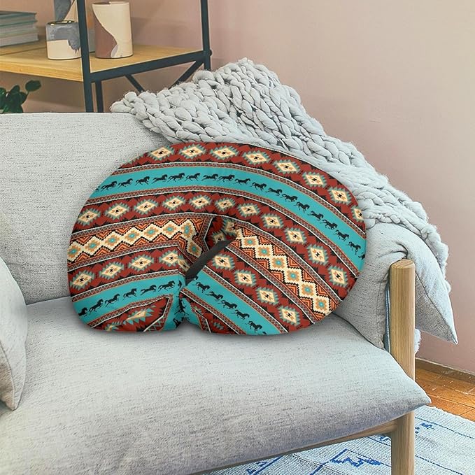 Aztec Baby Nursing Pillow Cover, Stain Resistant Breastfeeding Pillow Slipcover with Hidden Zipper, Breathable Pillow Cover for Infant Snug