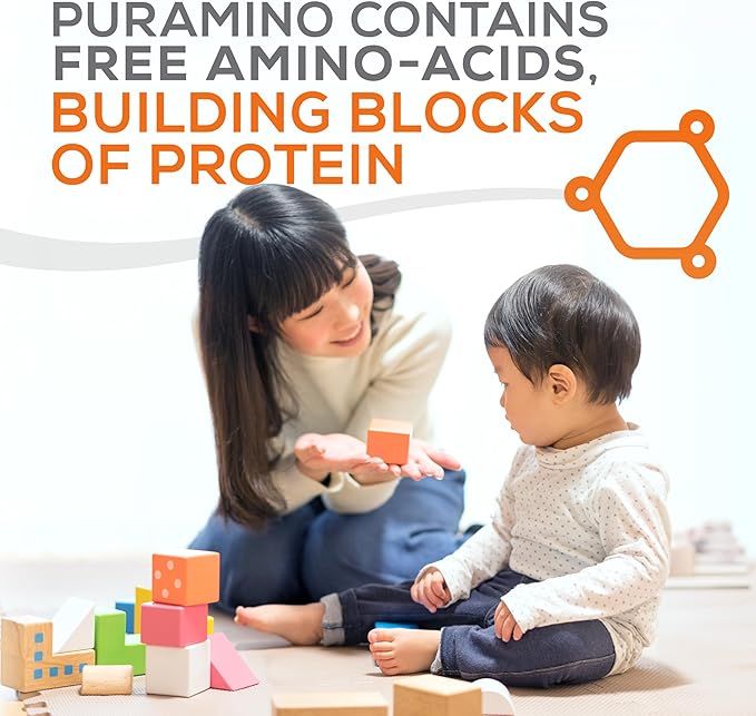 PurAmino Junior, Hypoallergenic Amino Acid based Powder for Severe Food Allergies and GI conditions, Nutritionally Complete for Ages 1 and older, 14.1oz can, Pack of 4